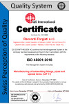 ISO 45001:2018 certification by QS International